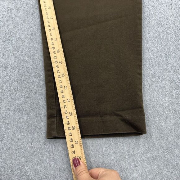 Croft Barrow Pants Womens 18W Regular Brown Pull On Comfort Mature READ - Picture 11 of 12